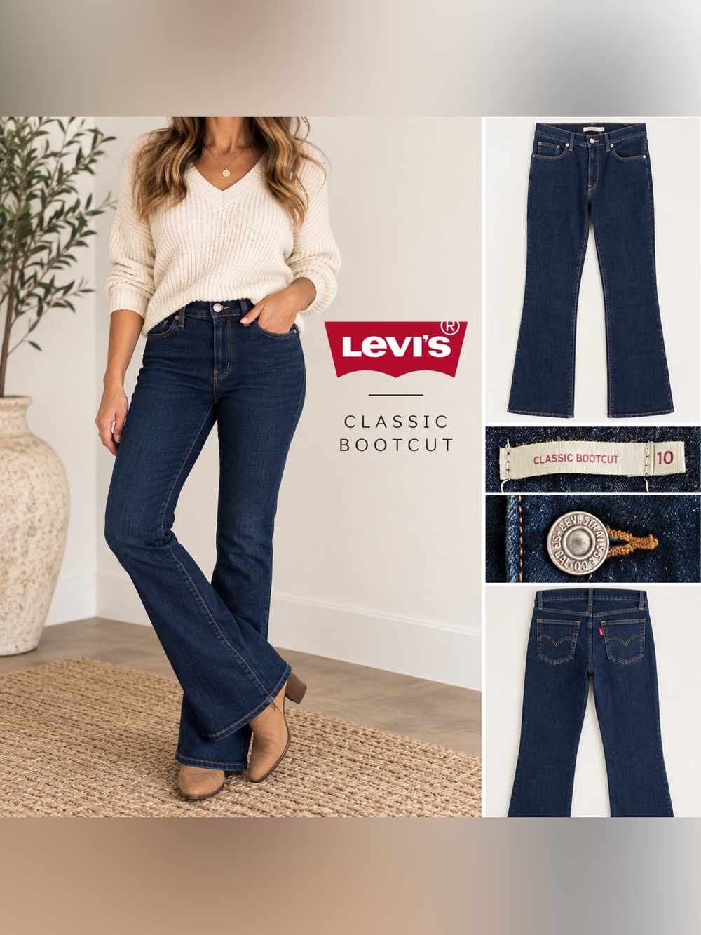 Levi's Women's Dark Blue Bootcut Jeans